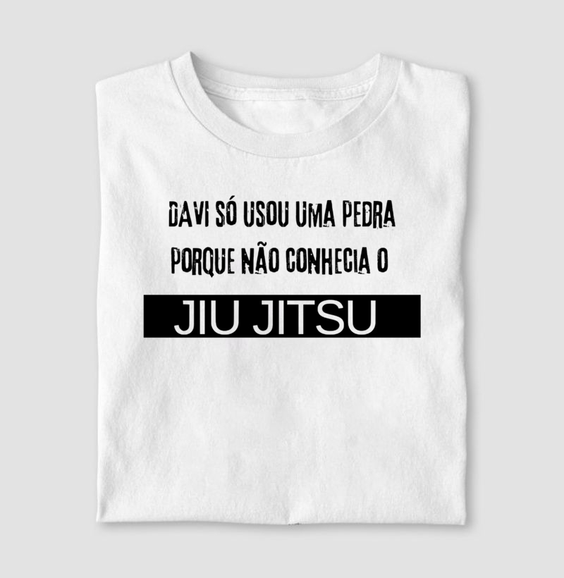 Davi só usou uma pedra porque não conhecia o Jiu Jitsu 
