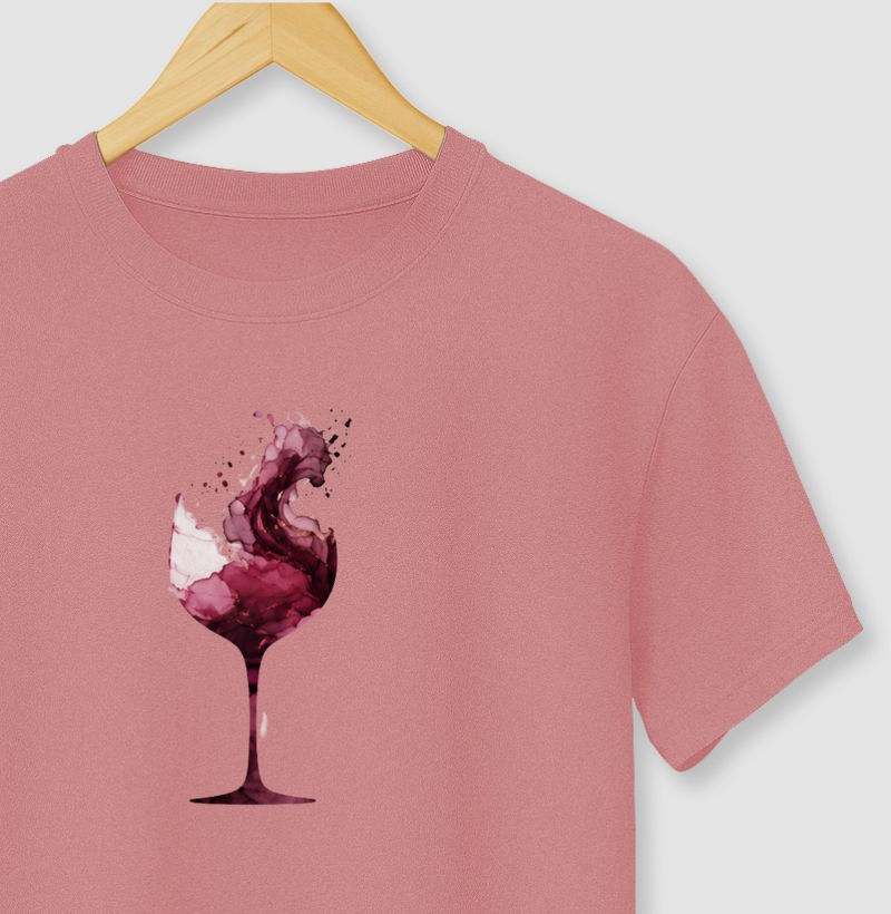 Taça de vinho abstrata