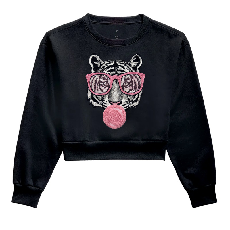 Tigre Pop - Cropped Moletom