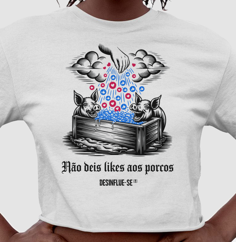 LIKES AOS PORCOS - Cropped