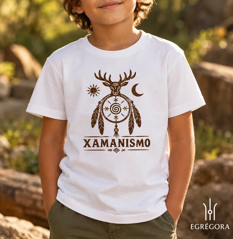 Guardião dos Caminhos Sagrados - Camiseta Infantil