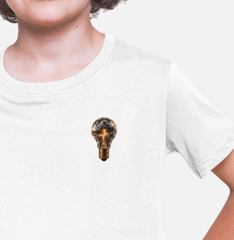 Lâmpada Tempestade - Camiseta Infantil