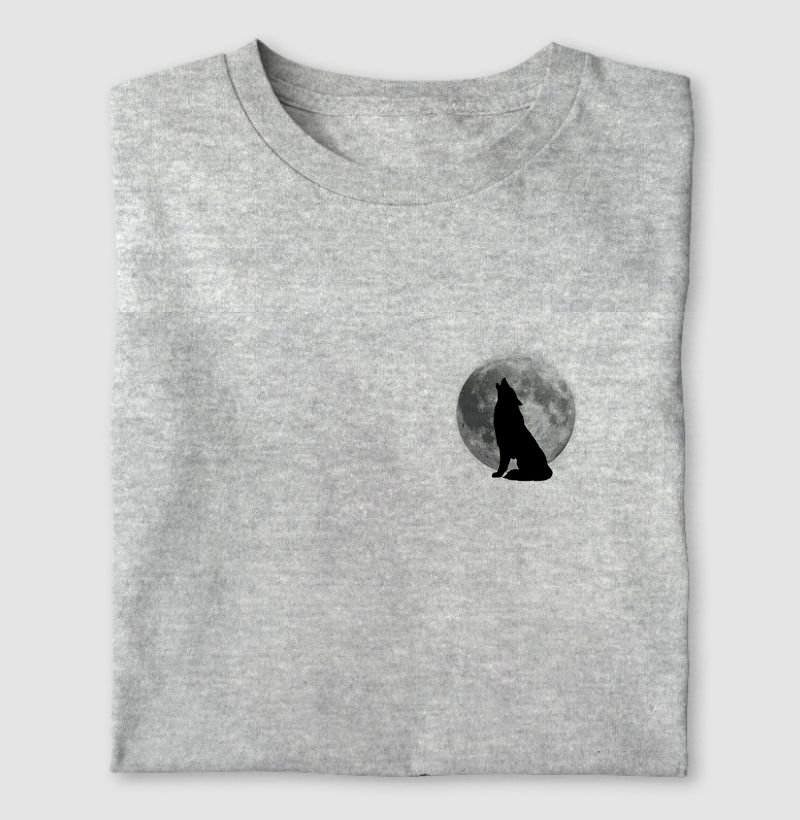 Camiseta Uivo pra Lua 100% Algodão