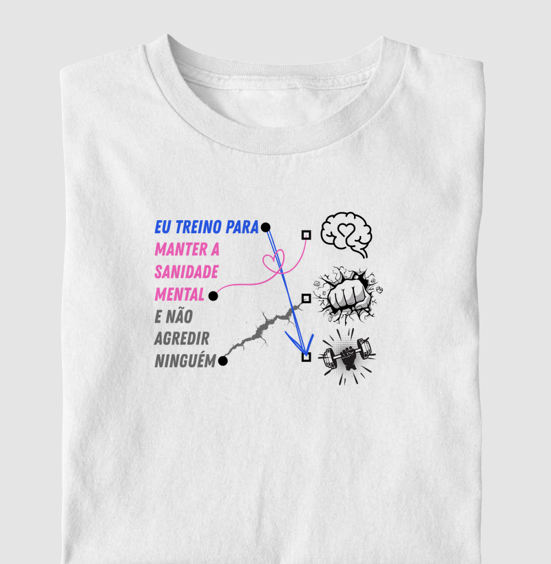 EU TREINO PARA MANTER A SANIDADE MENTAL E NÃO AGREDIR NINGUÉM!