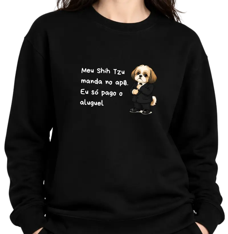 Meu shih tzu manda no apê, eu só pago o aluguel 
