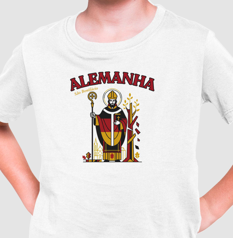 Camiseta Infantil Alemanha São Bonifácio