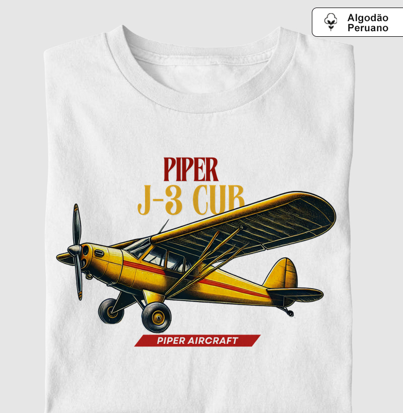 Piper J3 Cub - Algodão Peruano