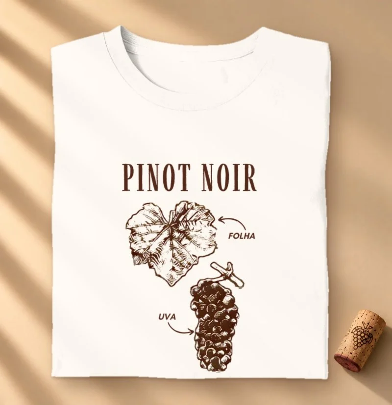 Camiseta Pinot Noir - Essência