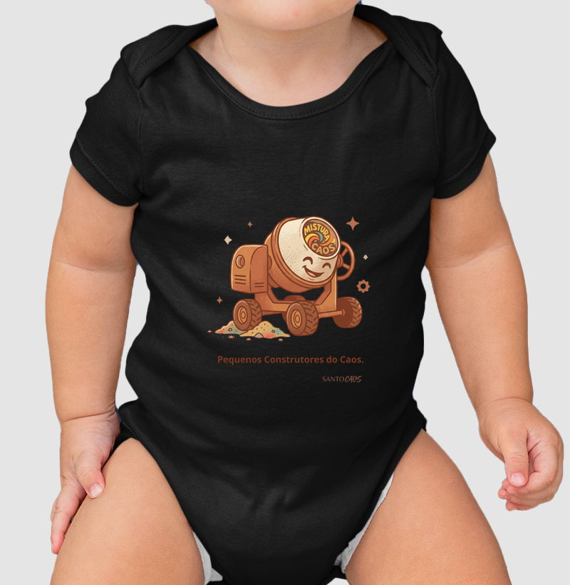 Camiseta Infantil Mistura Caos