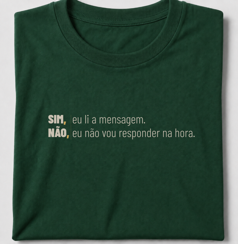 Li, mas não vou responder