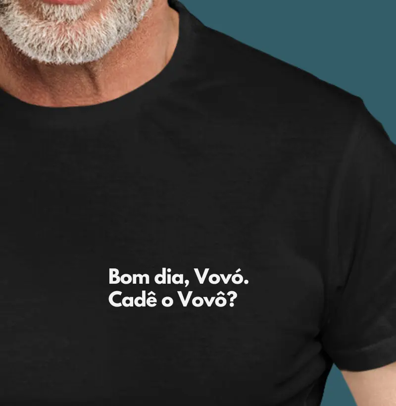 Bom dia, Vovó. Cadê o Vovô? (minimalista)