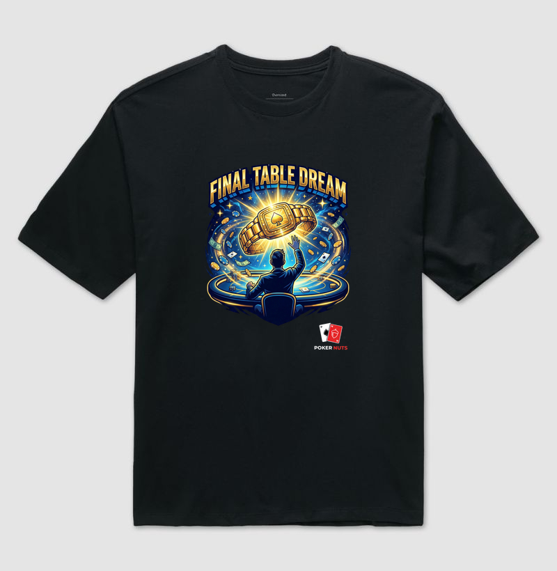 Camiseta Oversized Final Table Dream