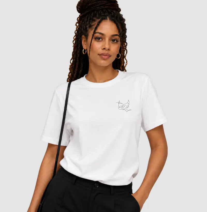 Camiseta Pomba da Paz - Algodão Premium 