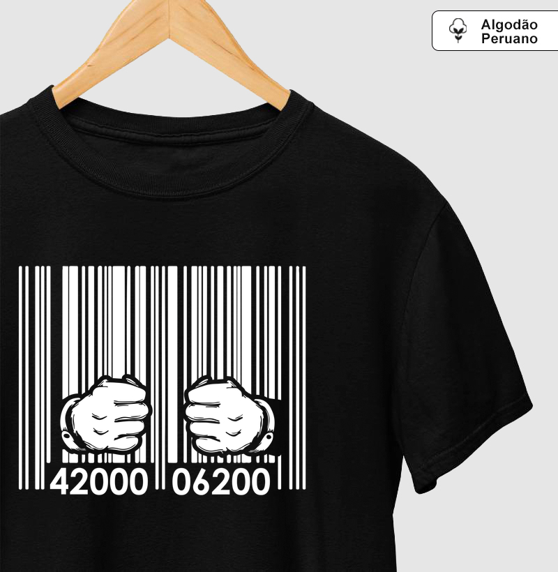 Camiseta Algodão Peruano Refém do Hype - Camiseta Algodão Peruano