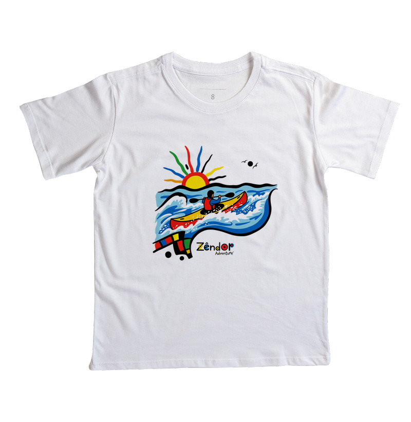 102 Canoeing Sun Art