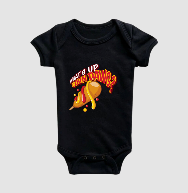 Body Infantil Corn Dawg