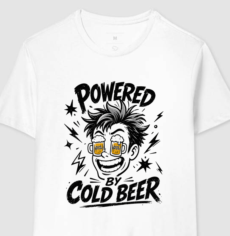 Powered By Cold Beer - New Brew