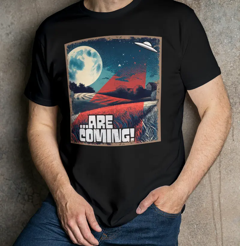 Camiseta UFO - Abduções em Fazendas