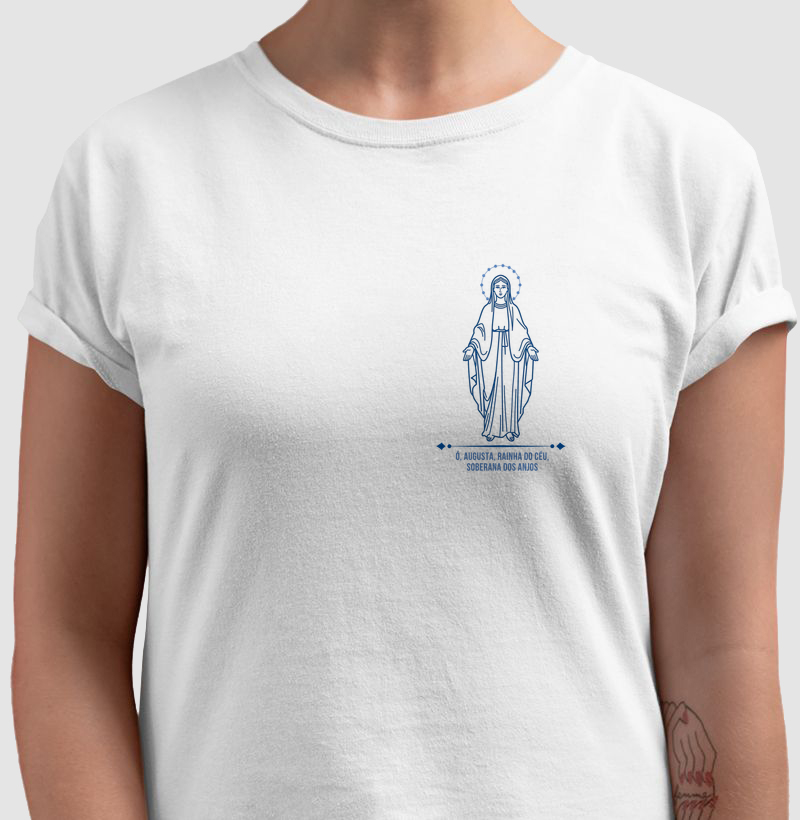 Camiseta Católica Nossa Senhora das Graças – Fé, Proteção e Devoção
