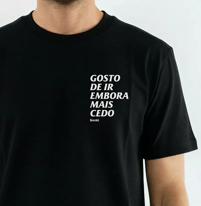 Gosto de ir embora mais cedo