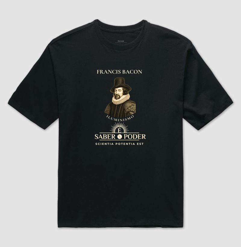 Camiseta Francis Bacon: O Poder que Sobrevive à Ruína - Camiseta Oversized