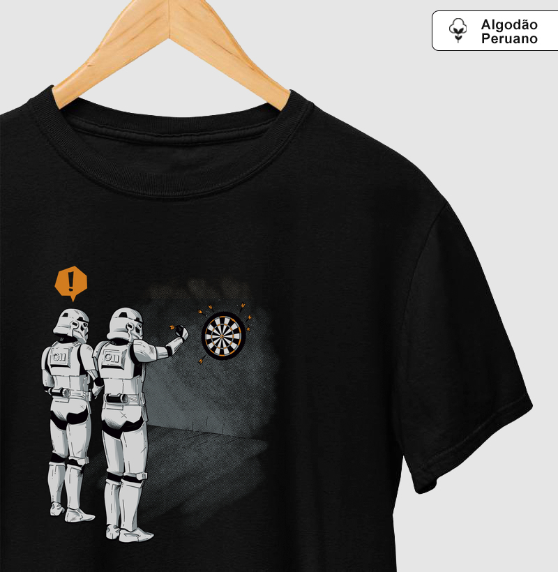 Camiseta Algodão Peruano Dardos Mira de Elite