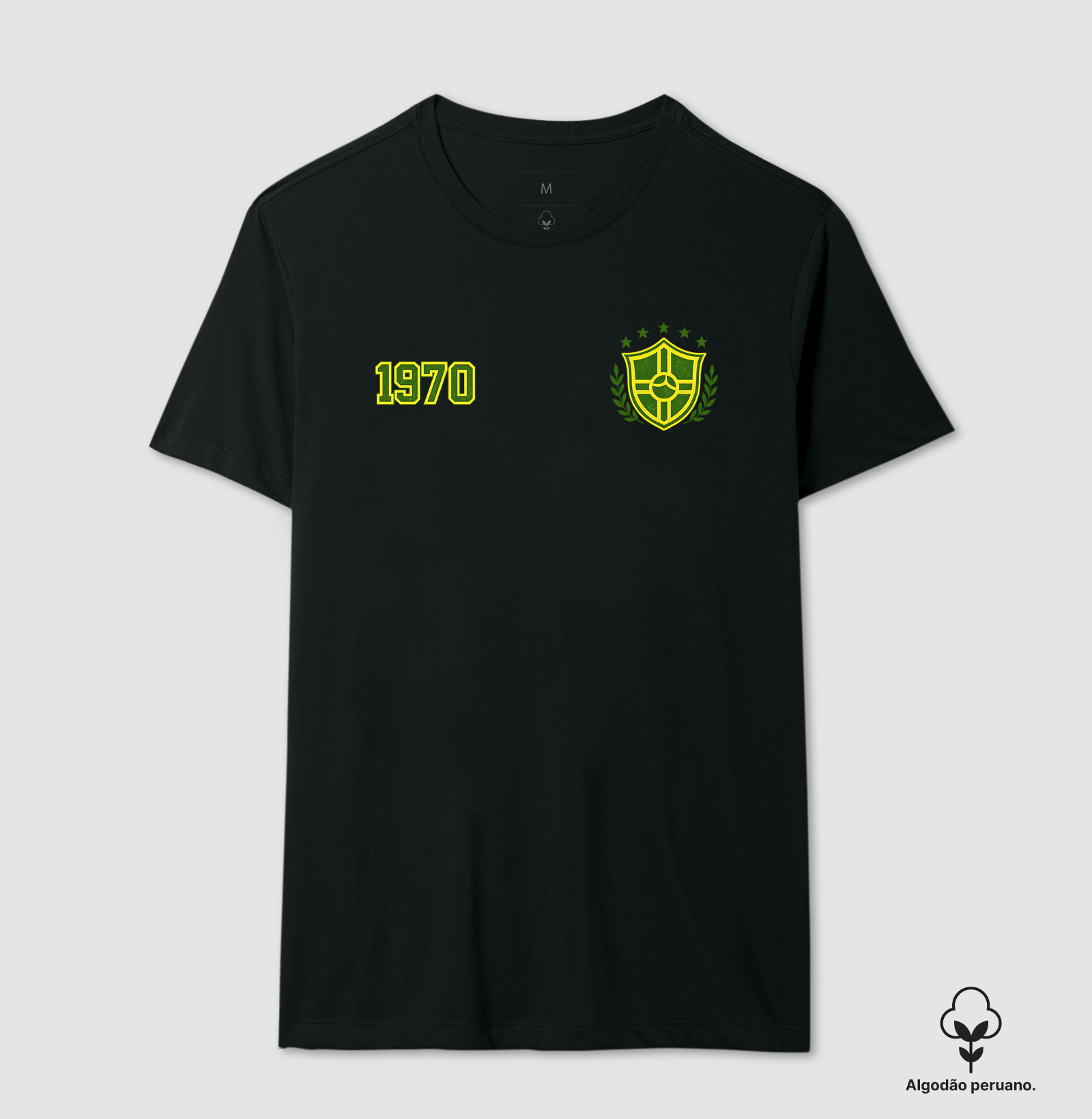 SELEÇÃO 1970 - Camiseta Algodão Peruano