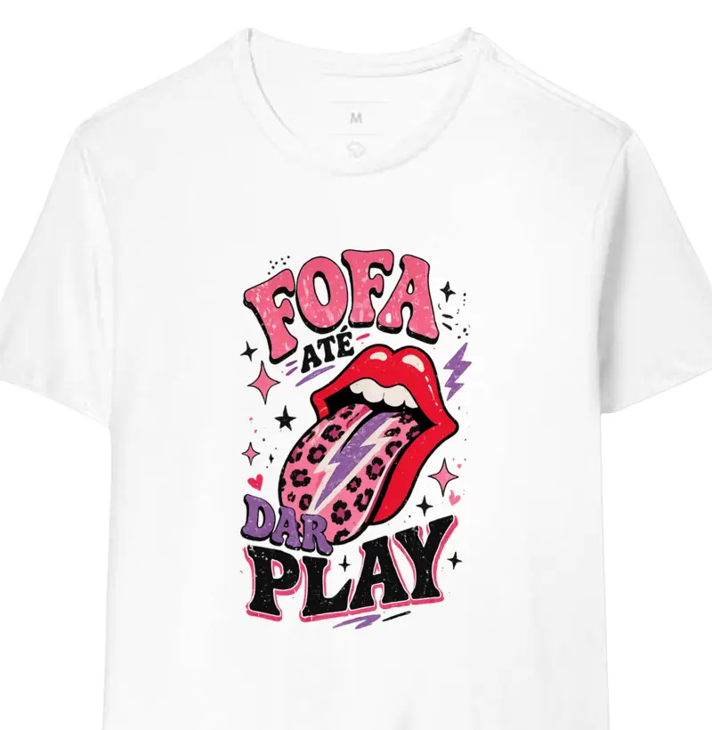 Camiseta Fofa Até Dar Play