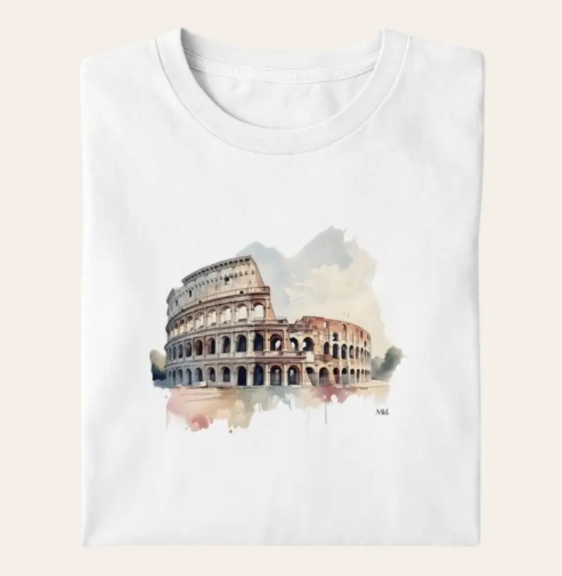 Camiseta Algodão Premium - Grandiosidade Romana 