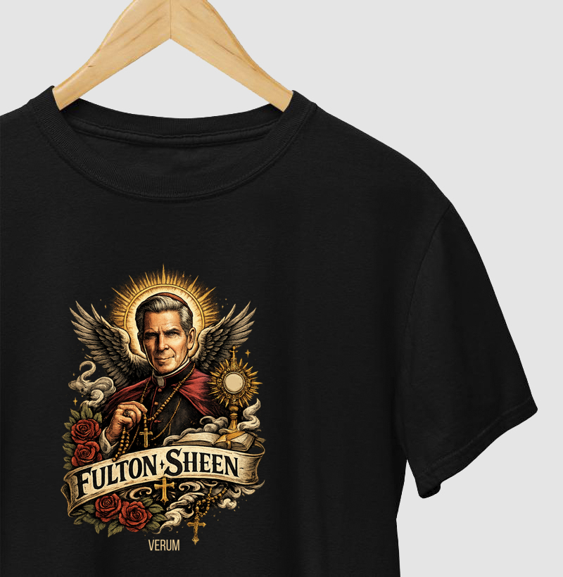 Camiseta Fulton Sheen — Voz da Verdade