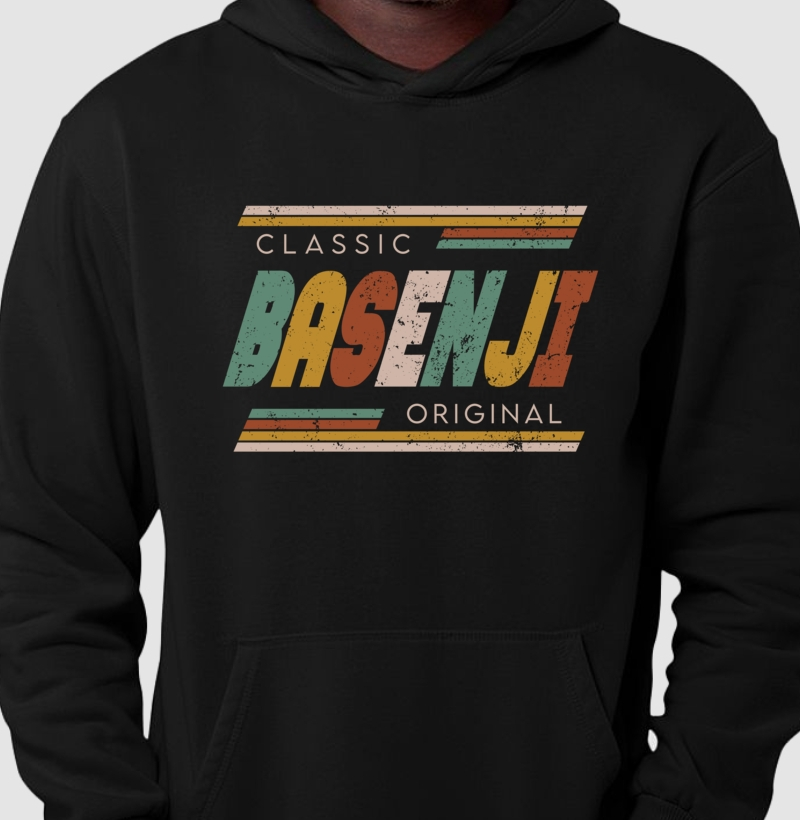 Hoodie Moletom Basenji Vintage