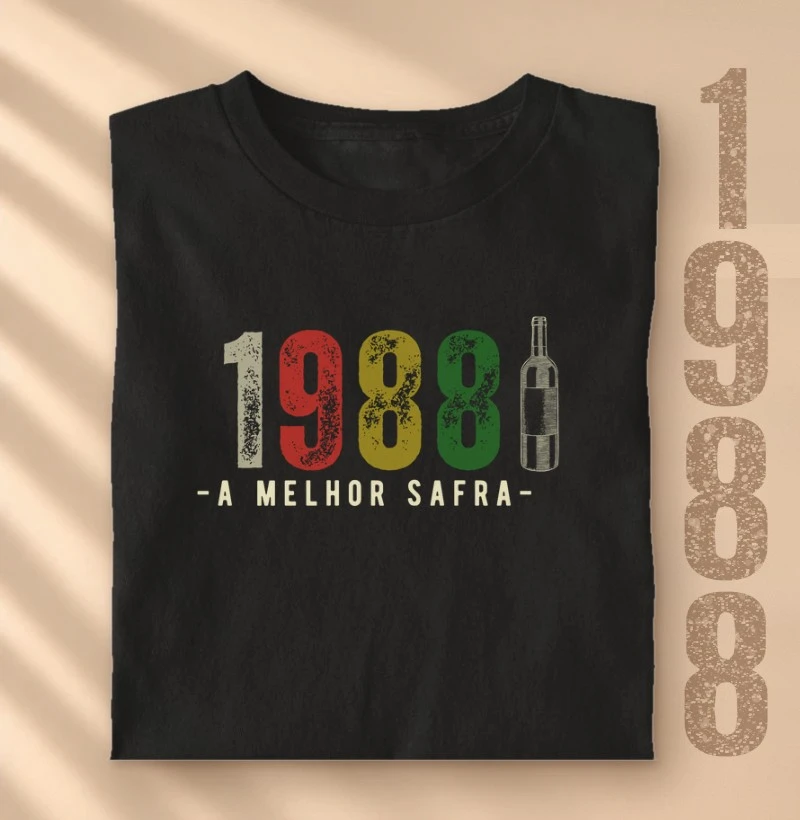 Camiseta Vinho - A Melhor Safra 1988