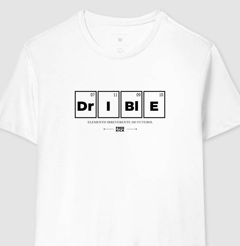 CAMISETA FREE KICK DRIBLE LOGO PRETO