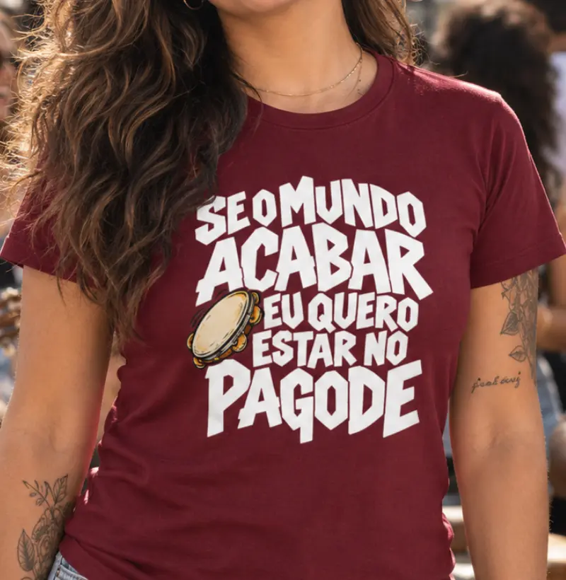 Se o mundo acabar eu quero estar no pagode