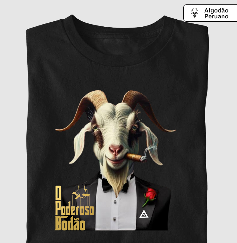 Camiseta Poderoso Bodão 2 - Mr. GADU - Algodão Peruano