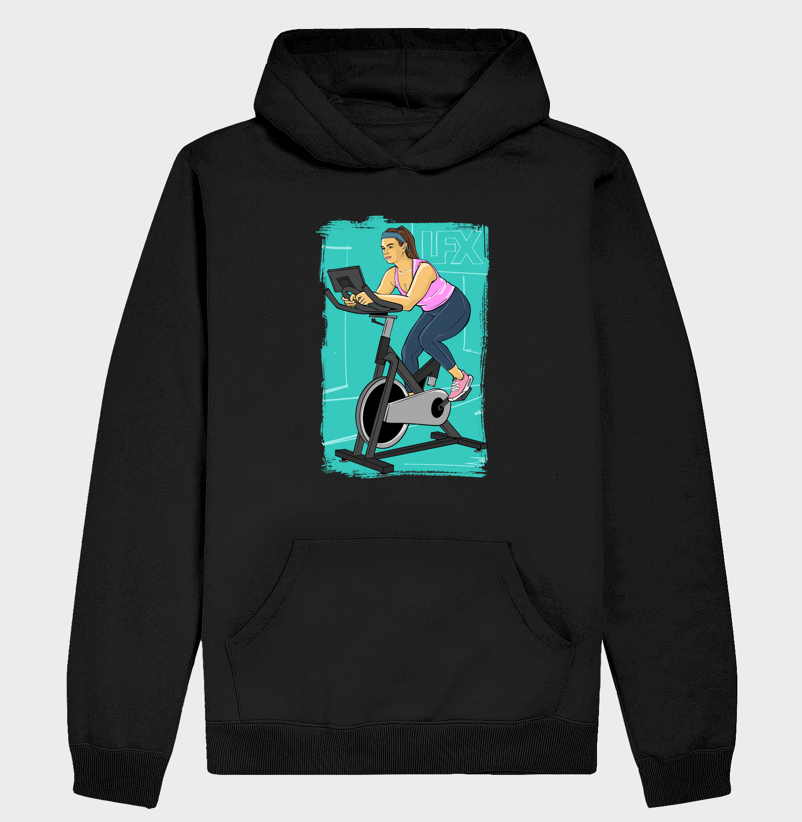 Mulher fazendo Ergométrica V01