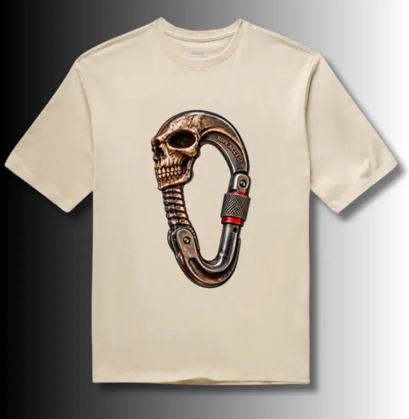 Carabiner Skull - Mosquetão - Camiseta Oversized
