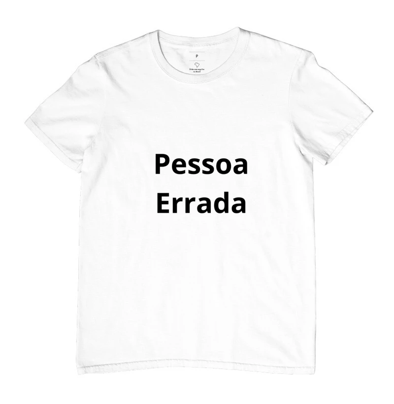 Pessoa errada