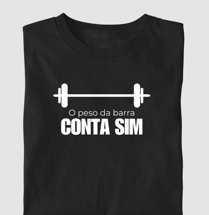 O peso da barra conta sim