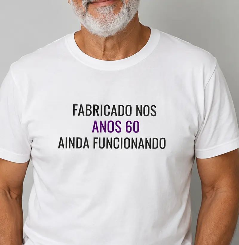 Fabricado nos anos 60. Ainda funcionando