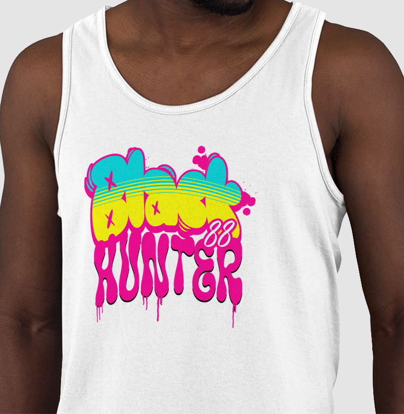 camiseta regata grafite black hunter