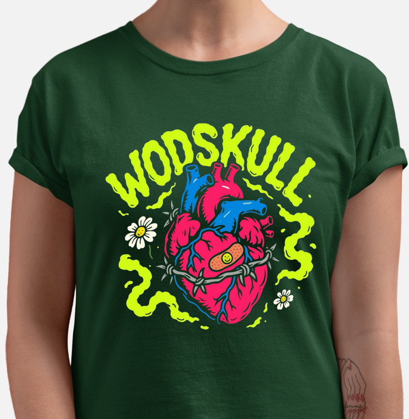 Camiseta Wodskull Heart