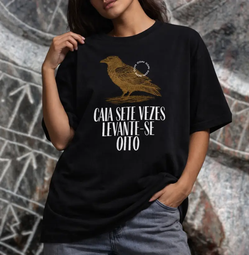 Corvo de Odin: Levante-se - Oversized