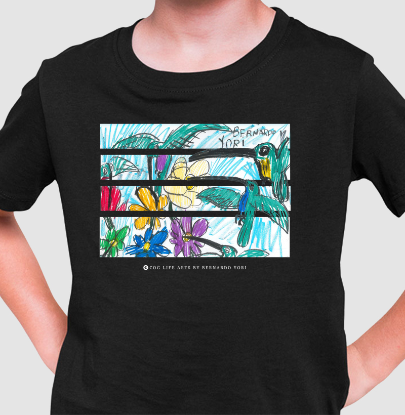 Camiseta Infantil Beija Flor by Bernardo Yori