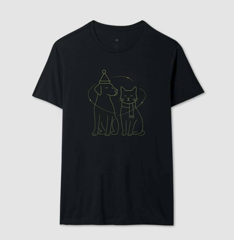 Cão e gato natal