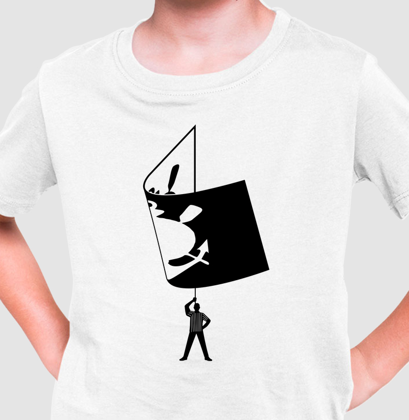 Camiseta Infantil - Bandeirão