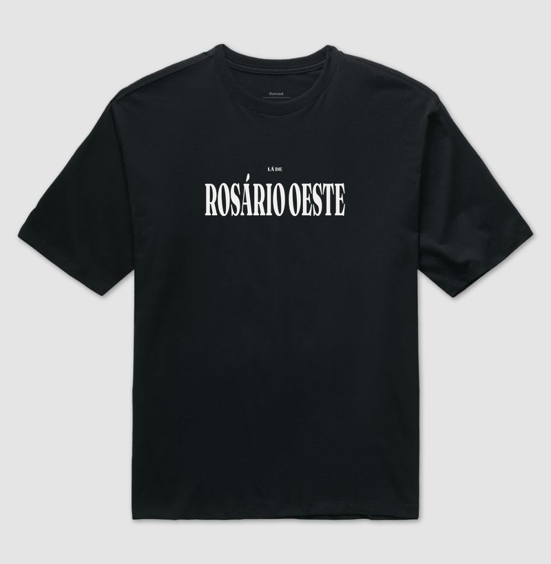 Rosário Oeste | Tipografia MT - Camiseta Oversized