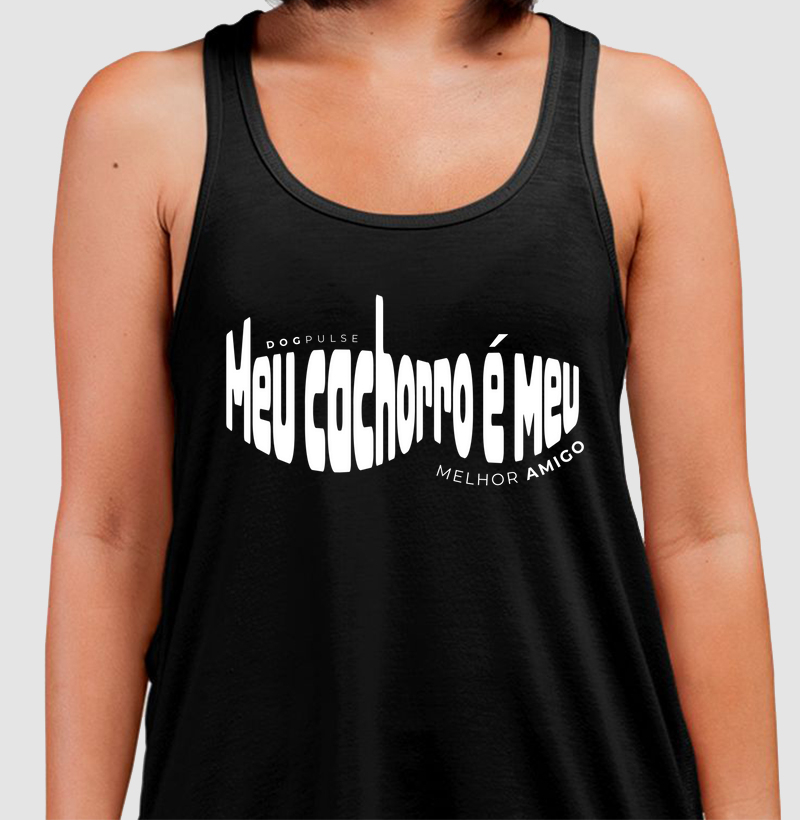 Camiseta Regata Meu Cachorro é Meu Melhor Amigo Dog Pulse