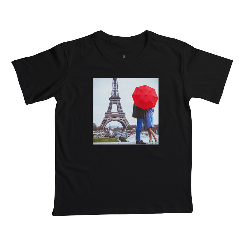 Camiseta Viagem - Torre Eiffel - Casal