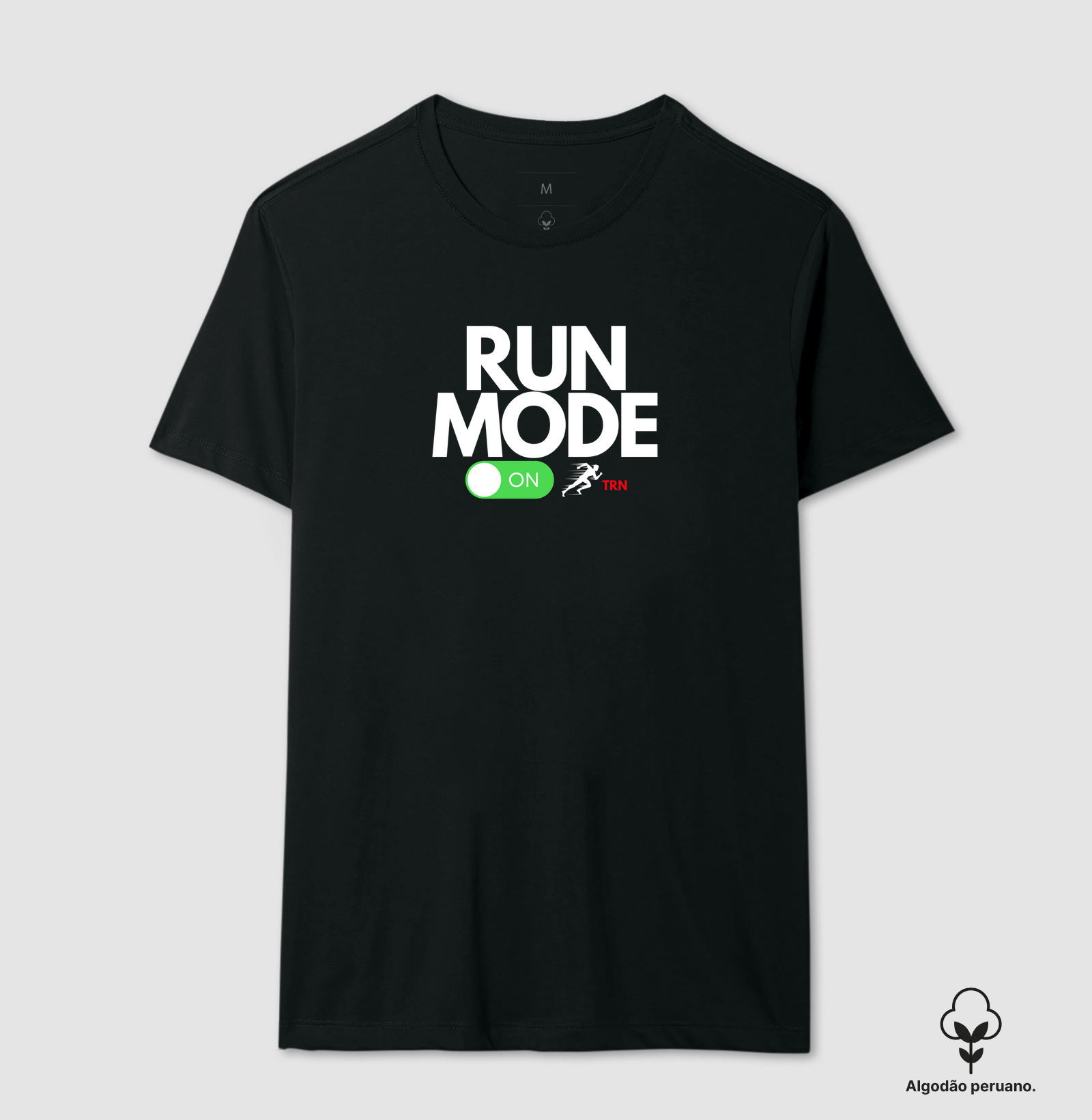 Camiseta Run Mode On – TRN | Modo Corrida Ativado